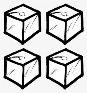 Ice Cube Clipart Black And White - Ice Cube Black And White Clip Art