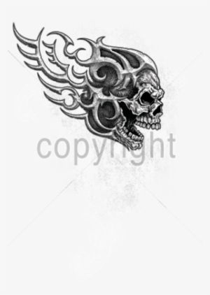 Skull Lure-skull W/tribal Wing
