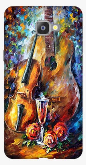 Water Color Guitarpainting Samsung Galaxy A9 Pro Mobile - Violin Painting