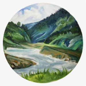 Astore Valley Ii, By Fariha Rashid, Art Bahaar - Astore Valley