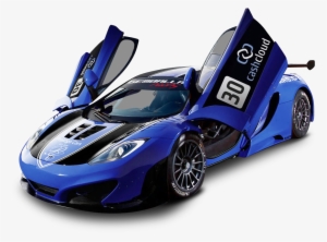 Mclaren Mp4 12c Gt3 Racing Car Png Image - Race Car Png