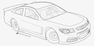 Free Nascar Racecar Lineart By Supercarxs On Deviantart - Chevrolet ...