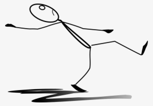 Slipping, Falling Down, Man, Stick-man, Matchstick - Don T Fall In The Trap