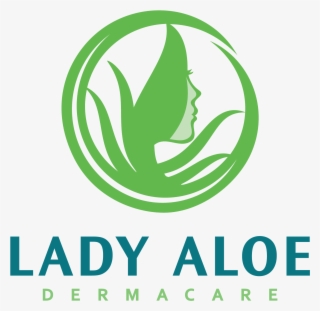 Woman's Face With A Young, Fresh And Clean Skin, Framed - Aloe Vera Logo Png