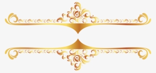 Border Vector Png - Gold Vector Border Png