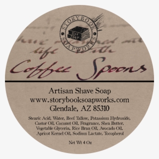 Coffee Spoons Shave Soap - Circle