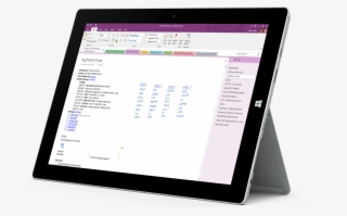 Managing School Business With Onenote > - Surface 3