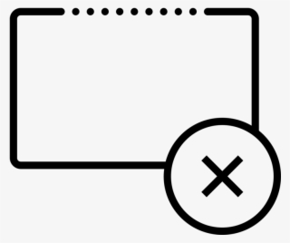 Delete Row Icon - Line Art