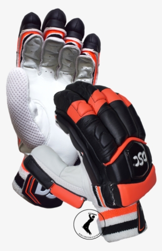 Dsc Condor Flite Cricket Batting Gloves, Black Orange - Black Cricket Batting Gloves