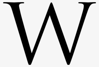 Letter W Png - W Capital Letter