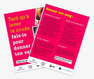 The Aim Is To Increase The Number Of Blood Donors Aged - Brochure