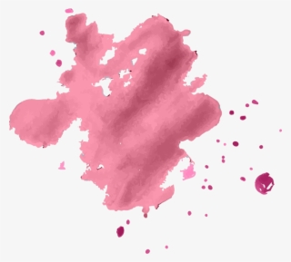 Color Colour Pink Brush Pinkbrush Drip Driping Colordri - Watercolor Painting
