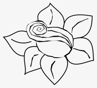 Flower,free - Line Art