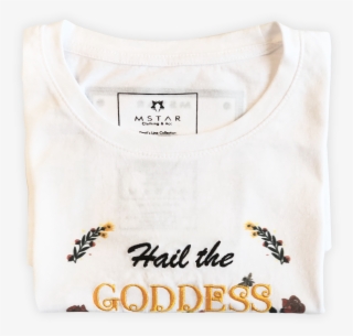 Hail The Goddess Woman Tshirt Embroidered Mstar Shop - キューピット