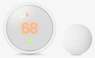 Nest Thermostat E With Temperature Sensor - Circle
