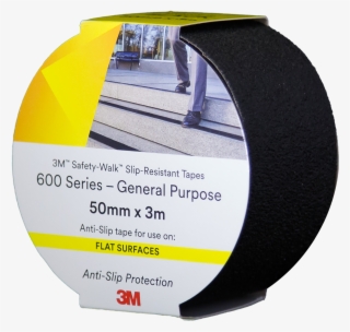 3m Safety Walk General Purpose Tapes 600, Black 50mm - Label