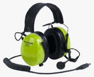 3m™ Peltor™ Ground Crew Headset, Fitted With Ptt On - Headset Peltor