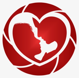 Silhouette Of Black Couple Kissing