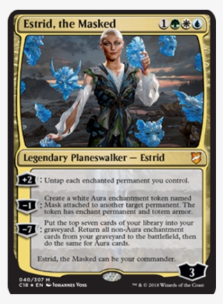 Make Sure This Commander Is Waiting For You Come Launch - Estrid The Masked Mtg