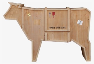 Sending Animals Wooden Furniture, Cow-0 - Seletti Pig Sending Animals Wooden Furniture