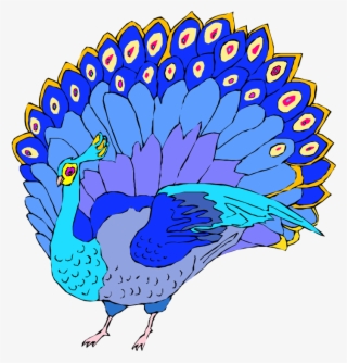 Free Peacock Clipart - Clip Art Blue Peacock