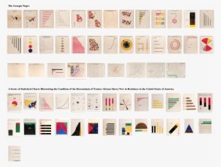 All Charts In “the Exhibit Of American Negroes” - Collection