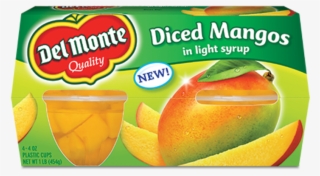 Del Monte Diced Mangos - Del Monte Fruit Cups