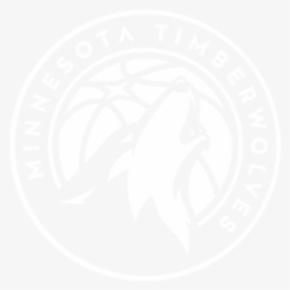 Minnesota Timberwolves - Johns Hopkins Logo White