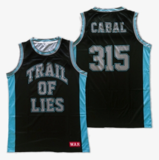 Image Of Trail Of Lies X Cabal Basketball Jersey - Vest