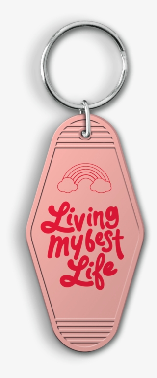 Living My Best Life Keychain - Keychain