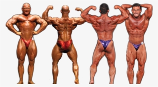 Transparent Muscles Bodybuilder - Posing Trunks Bodybuilding