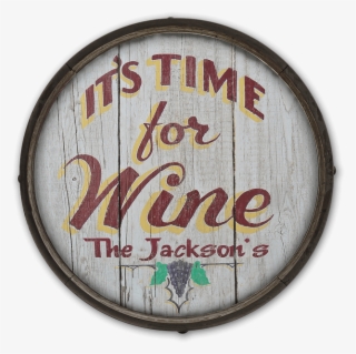 View Zoom It's Time For Wine - Circle