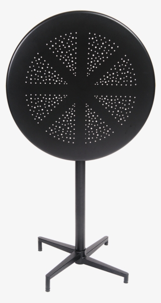 30''round Black Metal Folding Outdoor Bar Table - Folding Table