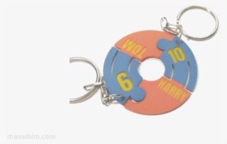 Two Persons Keychain For Football Funs - Keychain