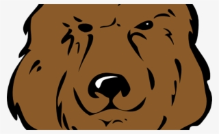 Brown Bear Head Drawing Clip Art At Clkercom Vector - Cartoon Grizzly Bear Face