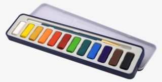 Estuche Metálico De Acuarela - Acuarela En Pastilla Png