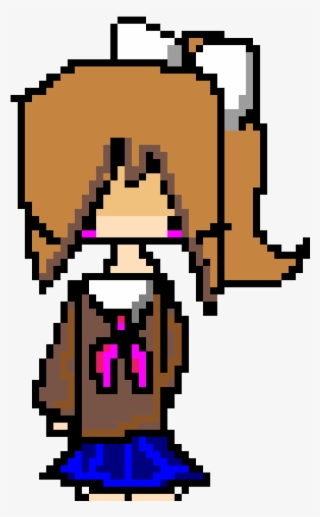 Monika From Ddlc - Cartoon