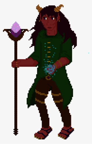 Tiefling Warlock - Cartoon