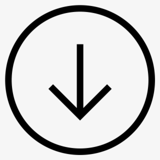 It Is An Icon Is Of An Arrow Pointed In A Downward - Happiness Vector