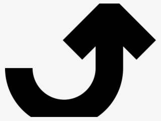 Funky Clipart Curved Arrow - Crescent