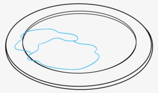 How To Draw Bacon And Eggs - Line Art