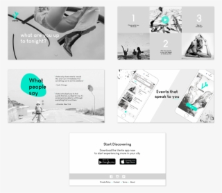 As Soon As The User Scrolls Down To The Second Screen, - Graphic Design