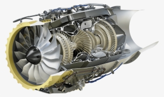 Hf120 Engine Full Color - Honda Turbofan Engine