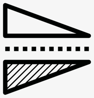 Vertical Graphic Flip Vertical - Line Art