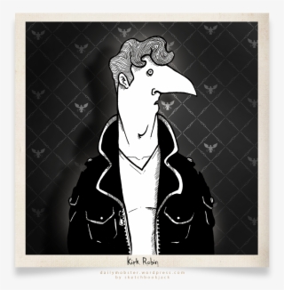 Kirk Robin Cock Robin Greaser Leather Jacket White - Gangster