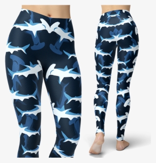 Blue Hammerhead Shark Leggings - Pajamas