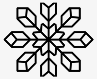 Drawn Snowflake Transparent Background - Graphic Snowflake
