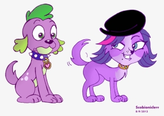 Scobionicle99 8/9/2013 Rarity Pinkie Pie Spike Rainbow - Littlest Pet Shop Zoe Butt