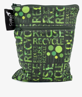 Limited Edition Reuse & Recycle Dual Pocket Purse Sized - Tote Bag