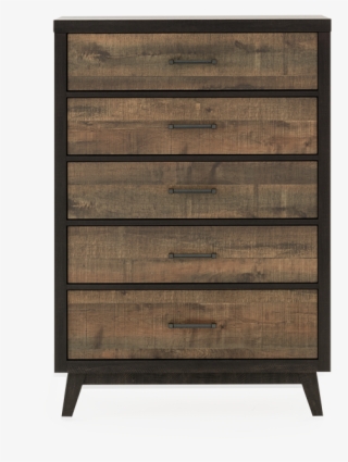 Image For Brown Wood 5-drawer Chest From Brault & Martineau - Chest Of Drawers